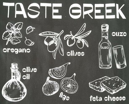 Apron &quot;Taste Greek&quot;